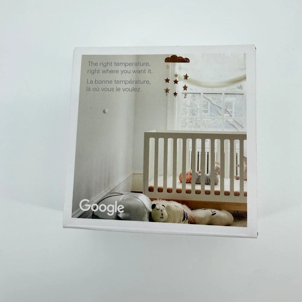 Google Nest Temperature Sensor FOR PARTS ONLY White A0106 Smart Home Accessory